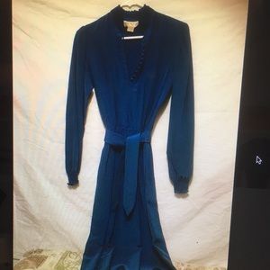 100% pure silk dress, vintage